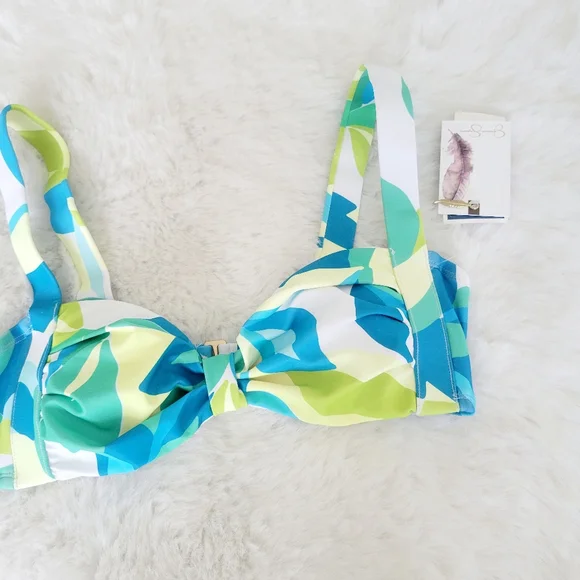 🐠JESSICA SIMPSON 3- PIECE SWIMSUIT SET SIZE M